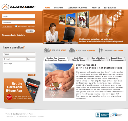 Alarm.com Sign-in